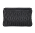 Matelasse Logo Clutch, back view